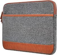 Insignia™ - Laptop Sleeve for Most 14” Laptops - Gray - Left View