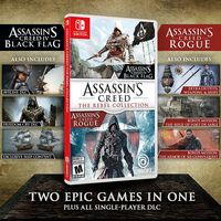 Assassin's Creed: The Rebel Collection - Code in Box - Nintendo Switch – OLED Model, Nintendo Swi... - Left View