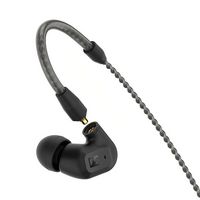 Sennheiser - IE 200 In-Ear Audiophile Headphones - Black - Left View