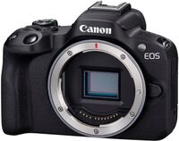 Canon - EOS R50 4K Video Mirrorless Camera (Body Only) - Black - Left View