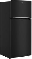 Whirlpool - 16.3 Cu. Ft. Top-Freezer Refrigerator - Black - Left View