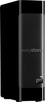 WD - easystore 22TB External USB 3.0 Hard Drive - Black - Left View