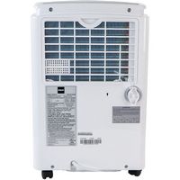 RCA 50 Pint Dehumidifier with built-in pump - White - Left View