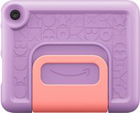 Amazon - Kid-Proof Case for 12th Gen Fire 7 tablet, 2022 release - PURPLE - Left View