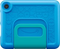 Amazon - Kid-Proof Case for 12th Gen Fire 7 Tablet, 2022 release - Blue - Left View