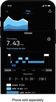 Oura Ring Gen3 - Heritage - Size Before You Buy - Size 13 - Stealth - Left View