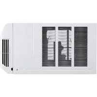 LG - 800 Sq. Ft. 14,000 BTU Smart Window Air Conditioner - White - Left View