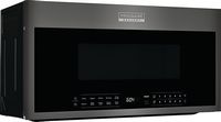 Frigidaire - Gallery 1.9 Cu. Ft. Over-The-Range Microwave with Sensor Cook - Black - Left View