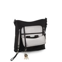 TUMI - Voyageur Tyler Crossbody - Black/Gunmetal - Left View