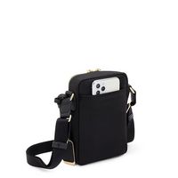 TUMI - Voyageur Persia Crossbody - Black/Gold - Left View