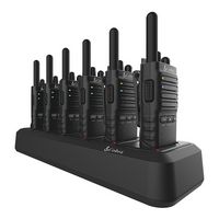 Cobra - Pro Business 300,000 sq. ft/25 Floor Range FRS 2-Way Radios (6-Pack) with IP54 Rating (Du... - Left View