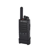 Cobra - Pro Business 42-Mile, 22-Channel FRS 2-Way Radios (Pair) - Black - Left View