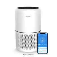 Levoit - PlasmaPro 300S Smart Air Purifier - White - Left View