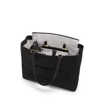 TUMI - Voyageur Valetta Large Tote - Black/Gold - Left View