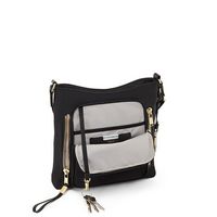 TUMI - Voyageur Tyler Crossbody - Black/Gold - Left View