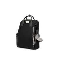 TUMI - Voyageur Atlanta Backpack - Black/Gunmetal - Left View