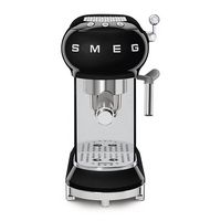 SMEG Semi-Automatic Espresso Machine with 15 bar pressure - Black - Left View