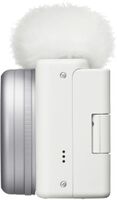Sony - ZV-1 II 20.1-Megapixel Digital Camera for Content Creators and Vloggers - White - Left View