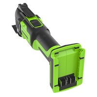 Greenworks - Multi Tool w. 2AH battery, 2A charger - Green - Left View