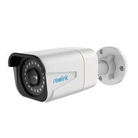 Reolink - 16 Channel NVR System with 8x 10MP Bullet Cameras with Smart Detection - White,Black - Left View