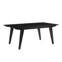 Walker Edison - Scandi Coffee Table - Black - Left View