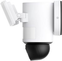 eufy - E340 Outdoor Wired 3K PTZ Security Camera with Floodlights and Dual Lens - White - Left View