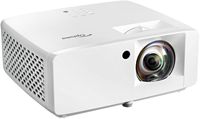 Optoma - GT2000HDR Compact Short Throw 1080p HD Laser Projector with High Dynamic Range - White - Left View