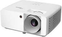 Optoma - HZ40HDR Compact Long Throw 1080p HD Laser Projector with High Dynamic Range - White - Left View