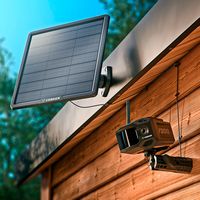 Vosker - V300 Ultimate Outdoor Wireless 1080p Security System with External Solar Panel - Black - Left View