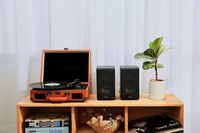 Edifier - R33BT 10W Bluetooth Bookshelf Speakers (Pair) - Black - Left View
