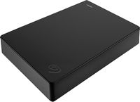 Seagate - 5TB External USB 3.0 Portable Hard Drive with Rescue Data Recovery Services - Black - Left View