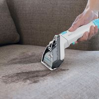 Shark - StainStriker Portable Carpet & Upholstery Cleaner - Spot, Stain, & Odor Eliminator - White - Left View