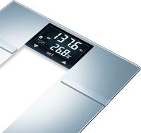 Beurer - Bluetooth Digital Body Weight Scale - Silver - Left View