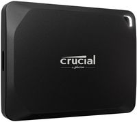 Crucial - X10 Pro 1TB USB-C External SSD - Black - Left View