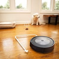 iRobot Roomba Combo j5 Robot Vacuum and Mop - Graphite - Left View