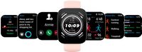 Amazfit - Bip 5 Smartwatch 49mm Polycarbonate Plastic - Pink - Left View