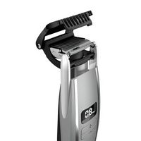 Conair - Conairman Beard & Stubble Rechargeable Hair Trimmer Dry - Silver - Left View