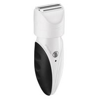 Conair - GIRLBOMB Shaver & Body Polish Kit Rechargeable Hair Trimmer Wet/Dry - White - Left View