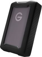SanDisk Professional - G-DRIVE ArmorATD 4TB External USB-C Portable Hard Drive - Black - Left View