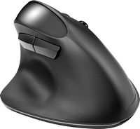 Insignia™ - Bluetooth 6-Button Ergonomic Mouse - Wireless - Black - Left View