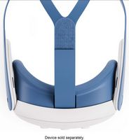Meta - Quest 3 Facial Interface & Head Strap - Elemental Blue - Left View