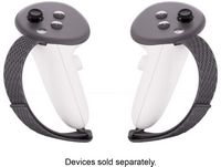 Meta Quest Active Straps — Works with Meta Quest 3/3S — Works with Touch Plus Controllers - Gray - Left View