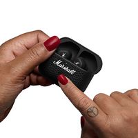 Marshall - Motif II A.N.C. True Wireless Noise Cancelling Earbuds - Black - Left View