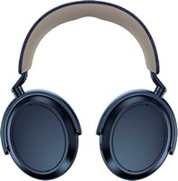 Sennheiser - Momentum 4 Wireless Adaptive Noise-Canceling Over-The-Ear Headphones - Denim - Left View