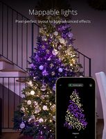 Twinkly - Smart Light Strings Special Edition 400 RGB+W LED Gen II, 105 ft - Multi - Left View