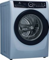 Electrolux - 4.5 Cu. Ft. Front Load Washer with Steam and LuxCare Wash - Glacier Blue - Left View