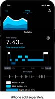 Oura Ring Gen3 - Horizon - Size Before You Buy - Size 12 - Brushed Titanium - Left View