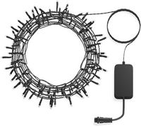 Philips - Hue Festavia 65-Foot 250-LED Smart String Lights - White and Color Ambiance - Left View