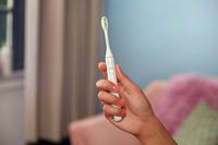 Philips - One by Sonicare Rechargeable Toothbrush - Snow - Left View