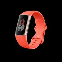 Fitbit - Charge 6 Advanced Fitness & Health Tracker - Coral - (2023) - Left View